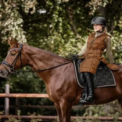 Doudoune sans manches longue équitation femme Ostende - Elt