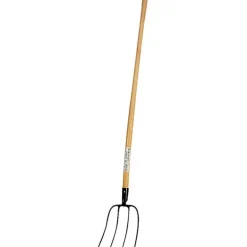 Fourche à fumier acier 4 dents à soie - La Gée