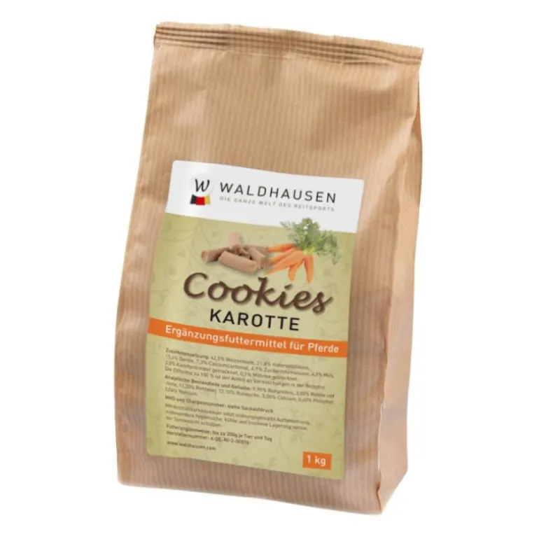 Friandises cheval cookies carotte 1 kg - Waldhausen