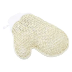 Gant de pansage Sisal spécial chevaux gris