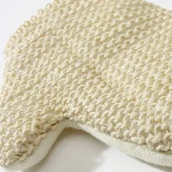 Gant de pansage Sisal spécial chevaux gris