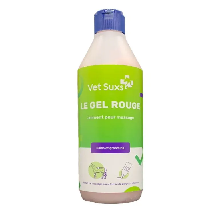 Gel de massage chauffant cheval Le Gel Rouge - Vet Suxs