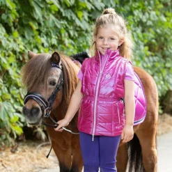 Gilet sans manches équitation enfant Diva Violet - Harry's Horse