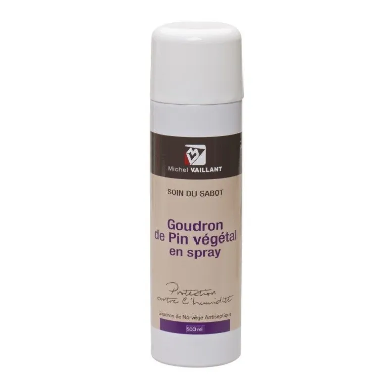 Goudron végétal de pin en Spray sabots cheval 500ml - Michel Vaillant