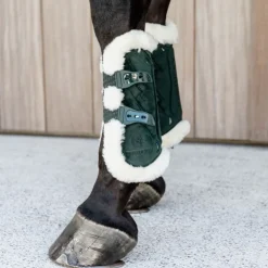 Guêtres cheval Bamboo Elastic Velvet mouton - Kentucky