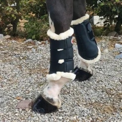 Guêtres de dressage cheval en mouton - Bucas