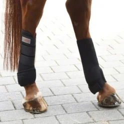 Guêtres de dressage intégrales cheval x 4