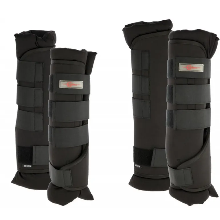 Guêtres de transport et d'écurie cheval (x 4)