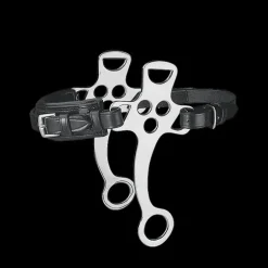 Hackamore cuir branches courtes inox - Waldhausen