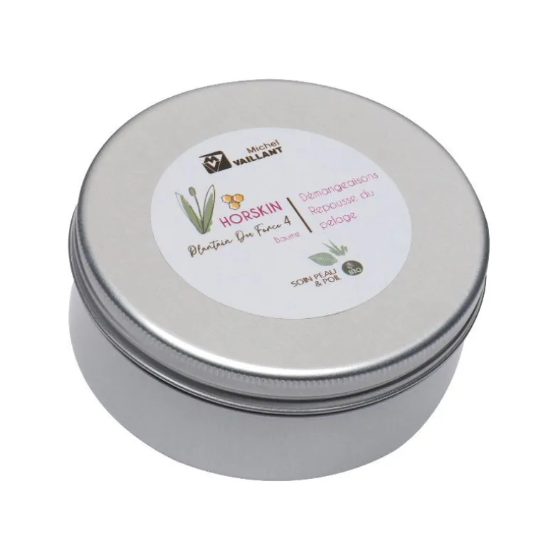 Horskin Baume Bio Plantain Dermite et Démangeaisons cheval - Force 4 - Michel Vaillant