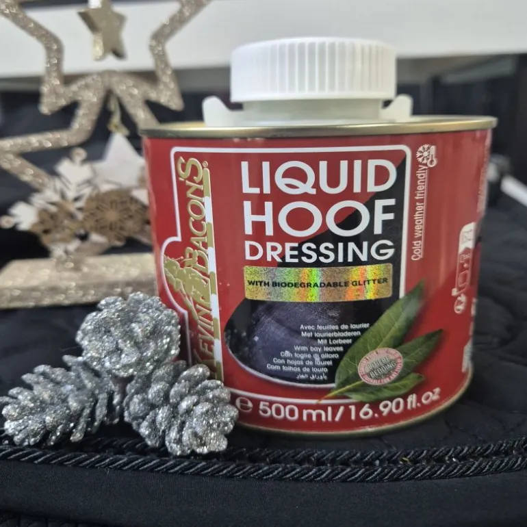Huile à sabot cheval paillettes Liquid Hoof Dressing Glitter Edition - Kevin Bacon's