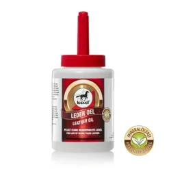 Huile cuir équitation avec applicateur 450 ml - Leovet