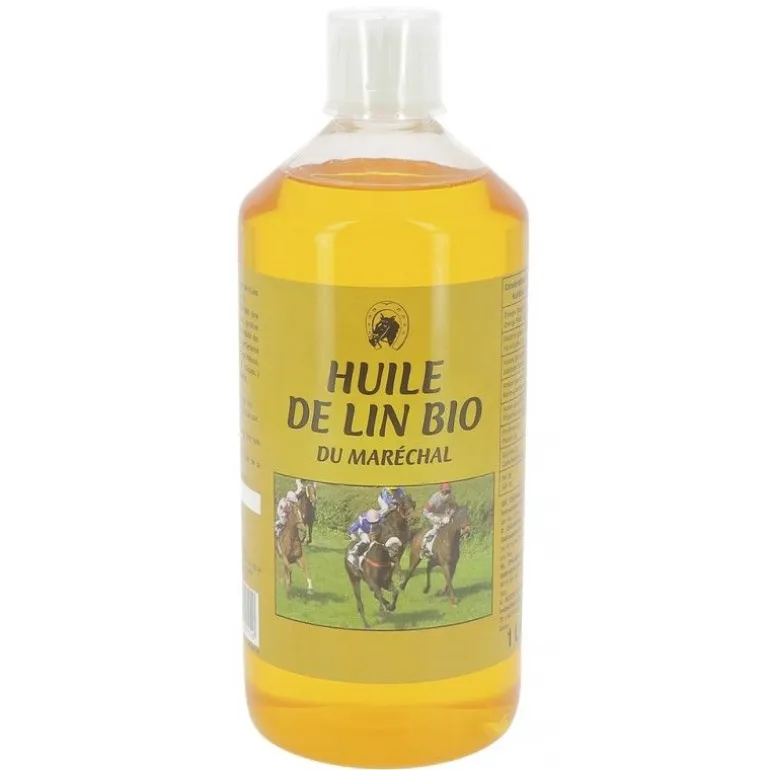 Huile de lin cheval bio - Gamme du Maréchal