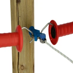 Isolateur triple ancrage acier inox x6 (départ/fin clôture)