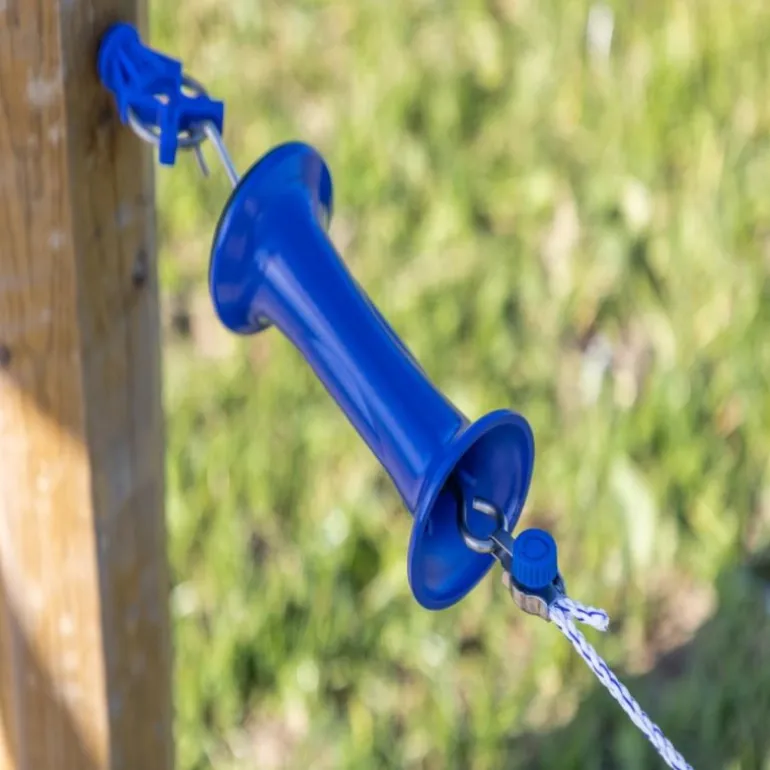 Isolateur triple ancrage acier inox x6 (départ/fin clôture)