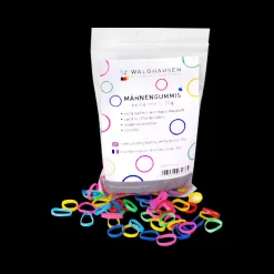 Élastiques à natter crinière larges multicolores 30 g - Waldhausen