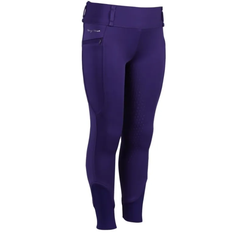 Legging équitation enfant strass Diva Full grip - Harry's Horse