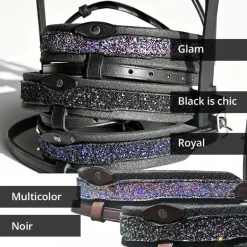 Licol cheval cuir Elegance Disco - IHWT