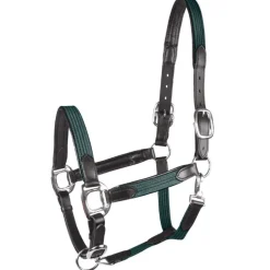 Licol cheval cuir et toile Mix Star - Waldhausen