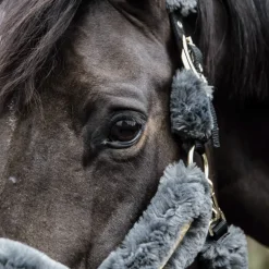 Licol cheval doublé mouton synthétique - Kentucky