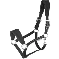 Licol cheval nylon matelassé Alcantara - Waldhausen