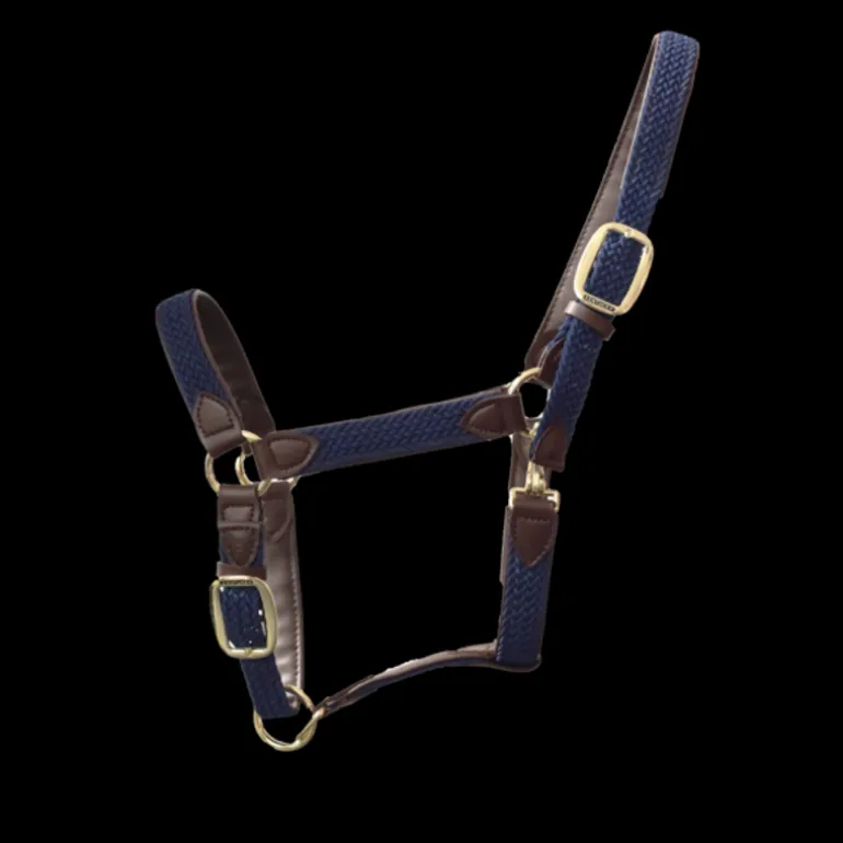 Licol cheval simili-cuir nylon tressé - Kentucky