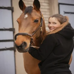 Licol cuir cheval 3 mousquetons - Paddock Sports