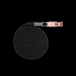 Longe tressée mousqueton de sécurité rosé Shine 2m - Waldhausen