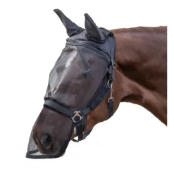 Masque anti-mouche anti-uv cheval intégral pour licol Premium - Waldhausen