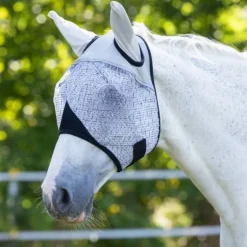 Masque anti-mouche anti-UV cheval avec oreilles