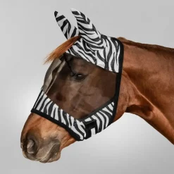 Masque anti-mouche cheval Zebra - Waldhausen