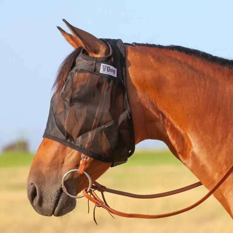 Masque anti-mouche cheval sans oreilles Quiet Ride - Cashel