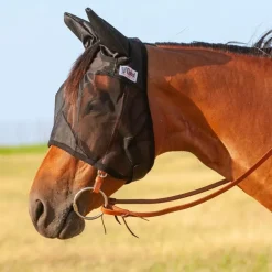 Masque anti-mouche de travail cheval avec oreilles Quiet Ride - Cashel