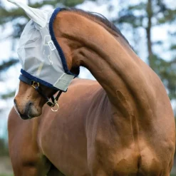 Masque anti-mouche et UV cheval maille fine Amigo cheval - Horseware
