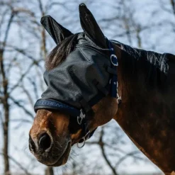 Masque anti-mouches anti-uv fixation licol