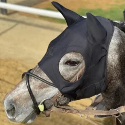 Masque cheval anti-stress avec oreilles - Technologie Titane Liquide - Fenwick