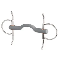 Mors à aiguilles cheval canons avec passage de langue dur - Beris