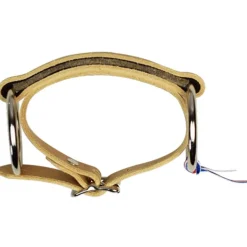 Mors cheval plat en cuir à gourmette - Ronzon Legend