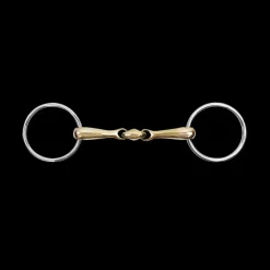 Mors deux anneaux double brisure cupris - Waldhausen