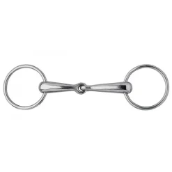 Mors deux anneaux fer nickelé poney - Waldhausen