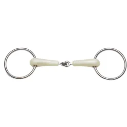 Mors deux anneaux résine pomme Flexi