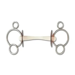 Mors droit pessoa 2 anneaux résine - Nathe