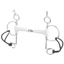 Mors Pelham cheval long à olives simple brisure médium - Beris