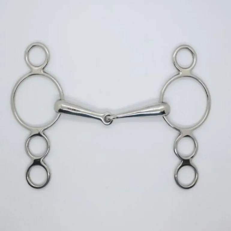 Mors Pessoa cheval 3 anneaux canon fin 18 mm Pro Confort - Harcour