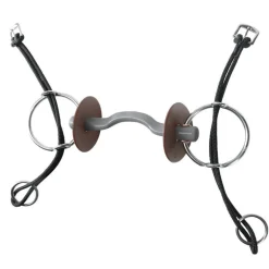 Mors releveur cheval passage de langue Konnex canon dur - Beris