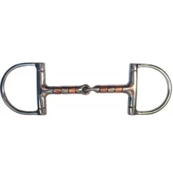 Mors verdun brisé inox à rouleau de cuivre