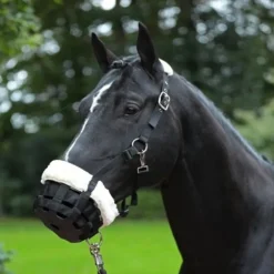 Muselière cheval en mouton synthétique