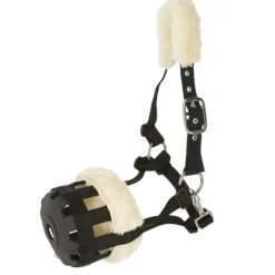 Muselière cheval en mouton synthétique