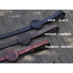 Muserolle combinée cuir Confort - Ihwt