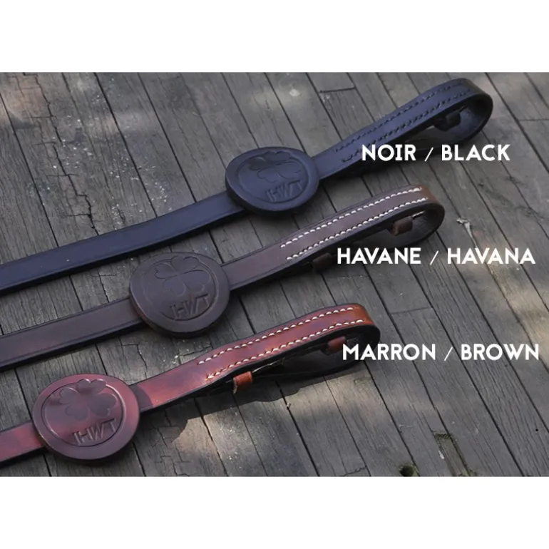 Muserolle combinée cuir Confort - Ihwt